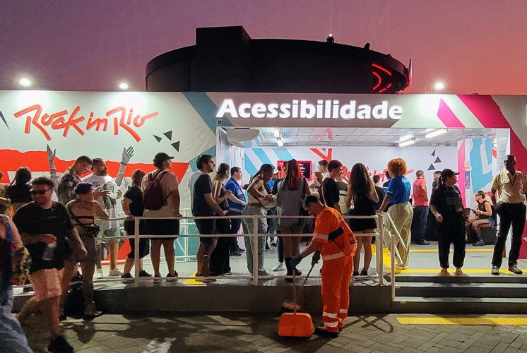 acessibilidade e inclusão na Cidade do Rock