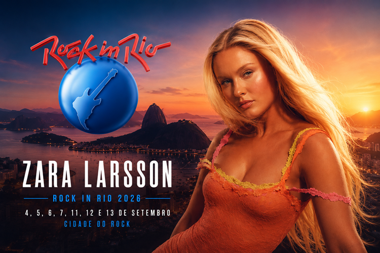 Zara Larsson no Rock in Rio 2026