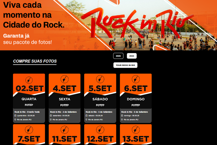 fotos profissionais Rock in Rio
